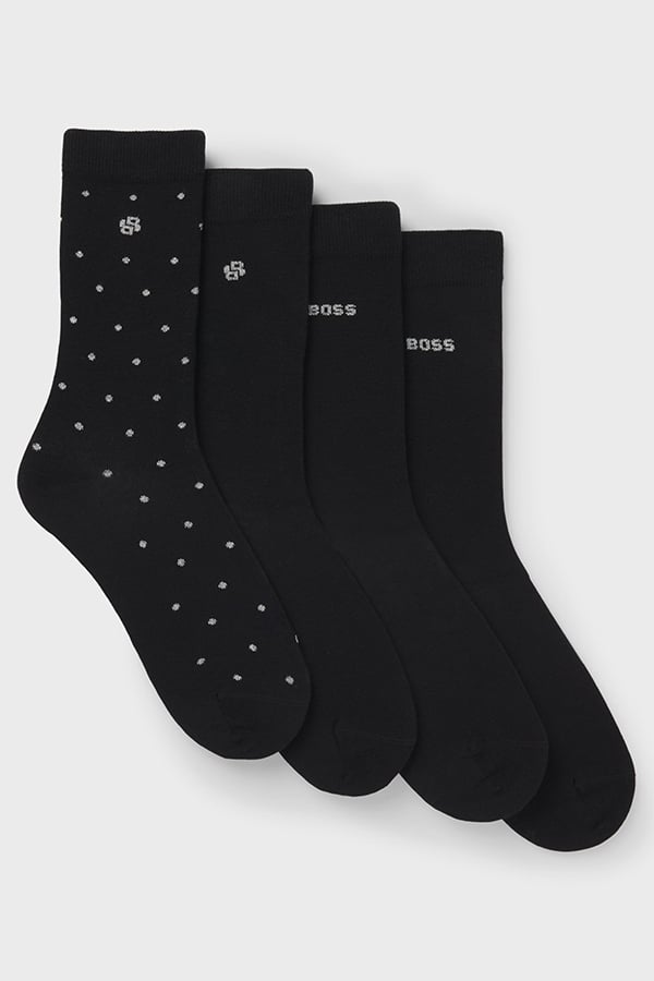 ΚΑΛΤΣΕΣ 4 ΤΕΜ BOSS - 001 ΜΑΥΡΟ